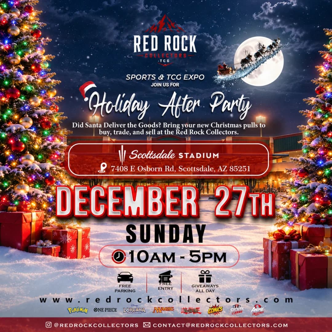 Red Rock Collectors Sports & TCG Expo event poster — Scottsdale, AZ