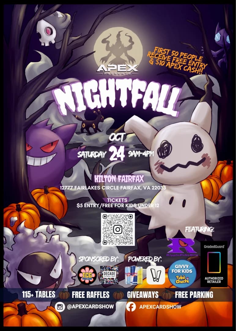 APEX CARD SHOW - NIGHTFALL 🌙