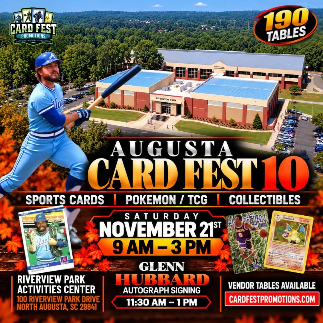 Augusta Card Fest 10 event poster — North Augusta, SC