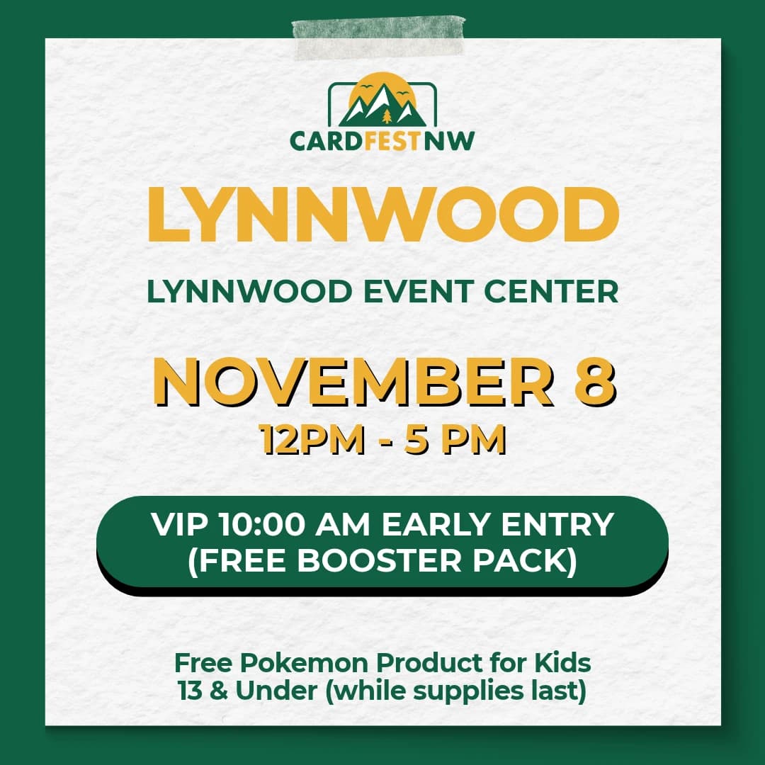 Cardfest Northwest | Lynnwood | November 8 2026 event poster — Lynnwood, WA