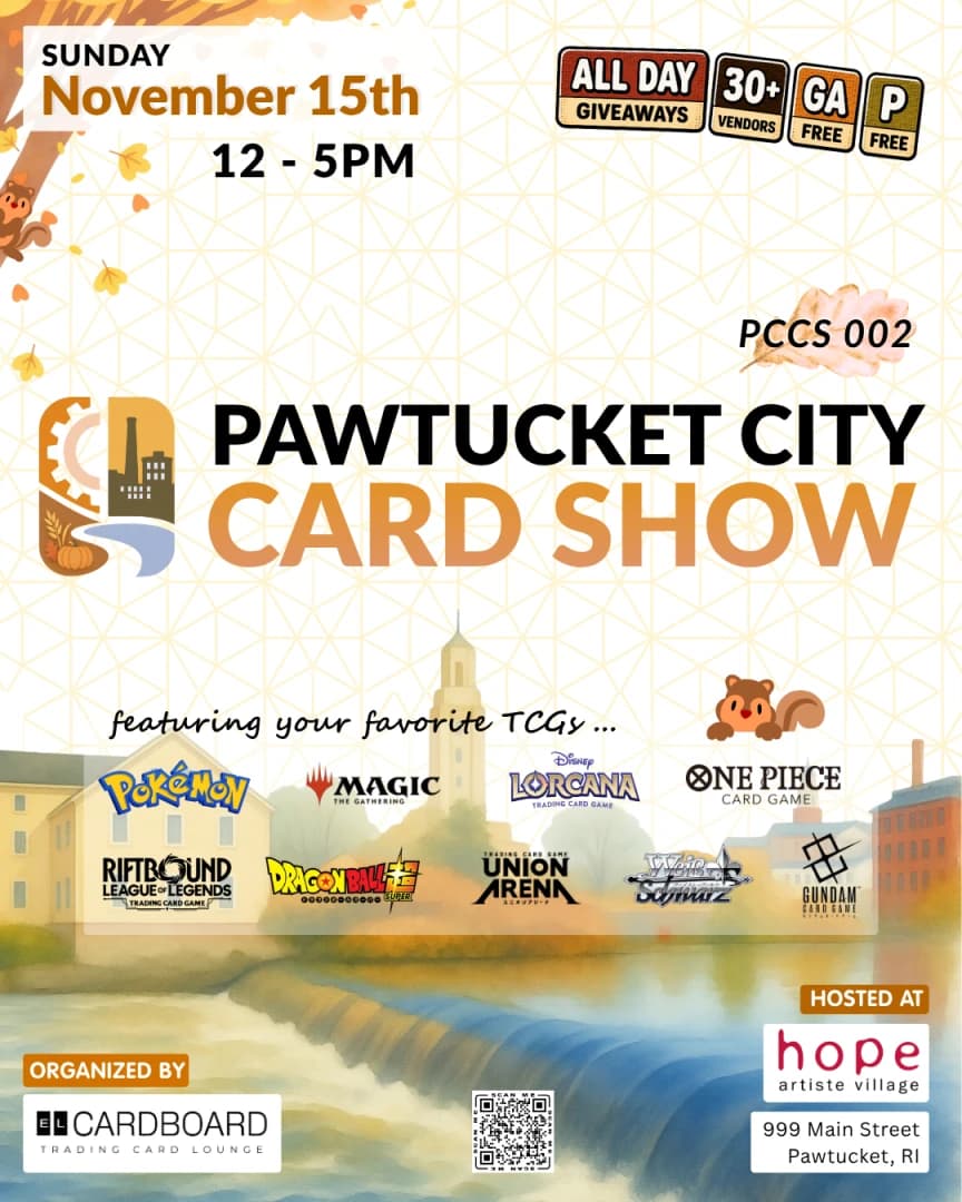 Pawtucket City Card Show 002 event poster — Pawtucket, RI