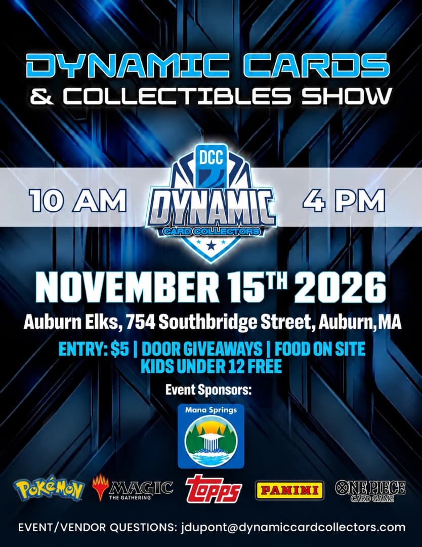 Dynamic Cards & Collectibles Show poster