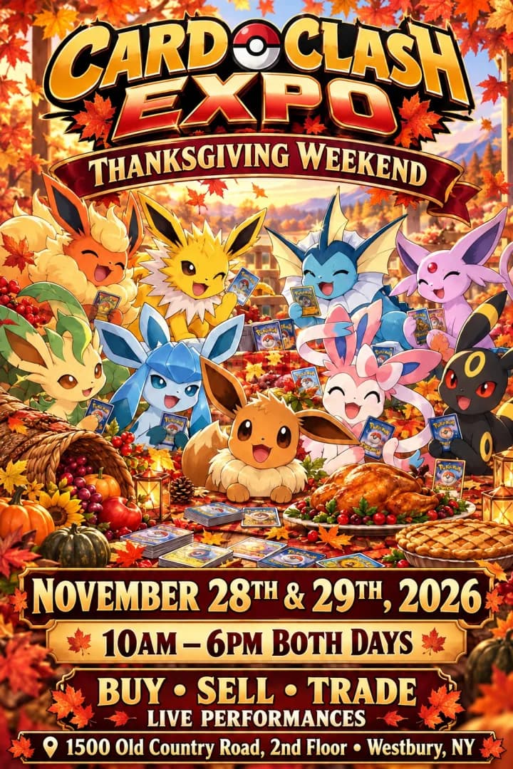 Card Clash Expo  event poster — Westbury, NY