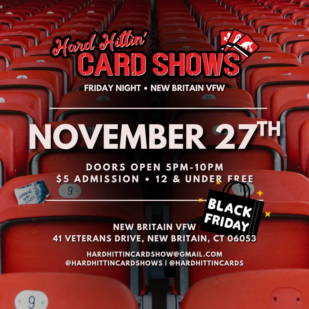 Hard Hittin' - Black Friday Night Edition event poster — New Britain, CT