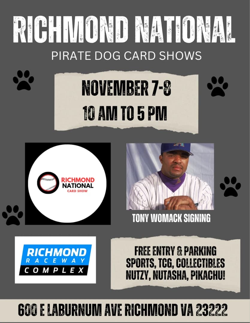 The Richmond National (Card Show) event poster — Richmond, VA