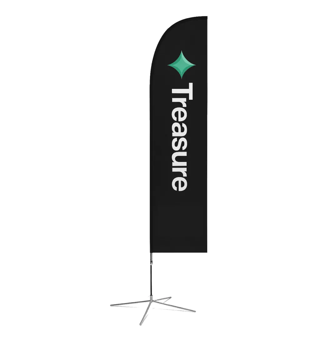 14ft Feather Flag (X-Base)