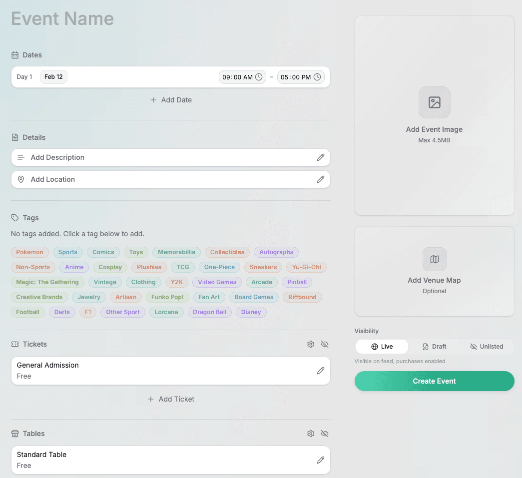 Create Event Flow
