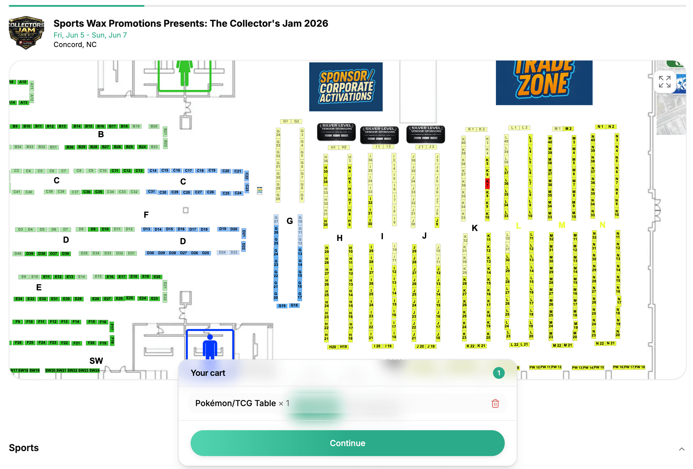 table selection process