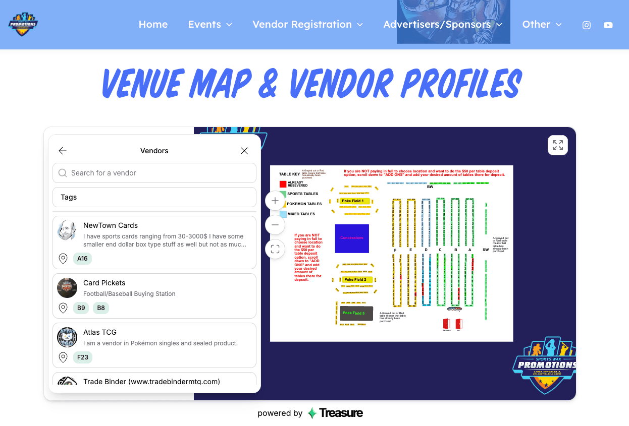 Embedded Interactive Map