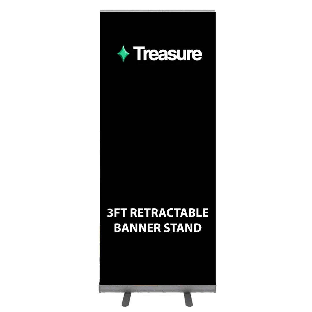 3ft Retractable Banner Stand