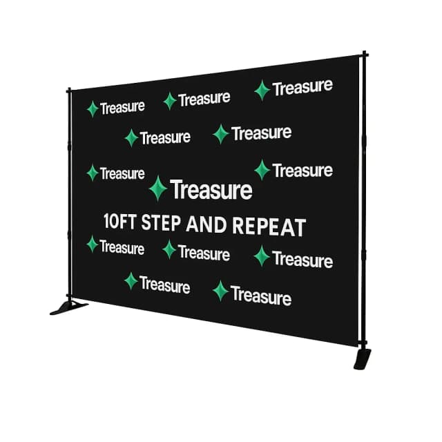 10ftx7.5ft Step & Repeat Backdrop