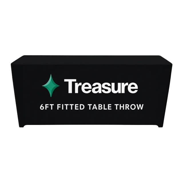 6ft Fitted Table Throw